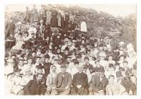 Eglwys y Garth tea party, Porthmadog, c.1900