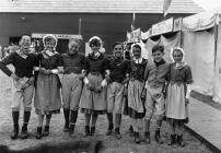 Folk dancing Eisteddfod 1955