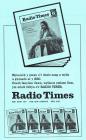 Radio Times advertisement [Welsh]