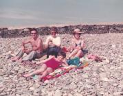 Holiday on Dinas Dinlle beach, 1982