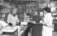 Bwlchllan village shop 1973