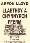 Arfon Lloyd advertisement [Welsh]