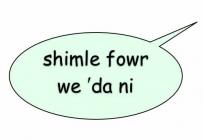 shimle fowr we'da ni