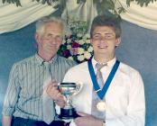 Father and son Young Farmers with Ceredigion...