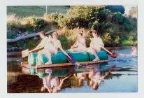 Lledrod YFC enjoying the raft race