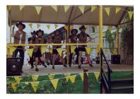 Pennant YFC dancing group representing Wales in...