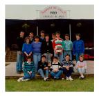 Members of Llanddeiniol YFC at the Talybont...