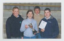 Winning under 18 stock-judging competition team...