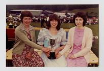 Mair Jones, Sian Owen and Linda Morgan winning...