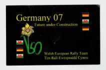 European Rally team cards, 2007/10