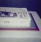 Cribyn school centenary cake