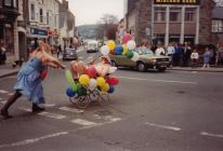 Pram race, Lampeter, 1980s