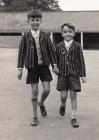 Two pupils from Teilo Sant Welsh Medium School...