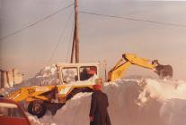 Snow in Croeslan near Llandysul 1982