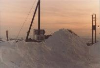 Snow in Croeslan near Llandysul 1982