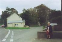 Photograph of the old road through Croeslan 2011