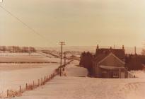 Snow in Croeslan near Llandysul 1982