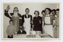 Staff at Tanybwlch Convalescent Home