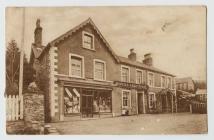 Postcard 1930: Miners Arms Hotel, Pontrhydygroes