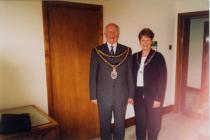 Ceredigion County Councillor and his wife 2001