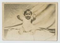 Photograph of a young girl, Cwmcarn 1928