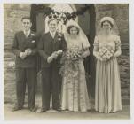 E.P. Jones and Betha Hughes' Wedding 1949