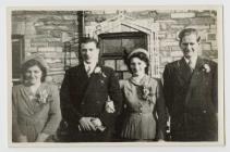 Austin Atkins and Sally Hughes' Wedding 1949