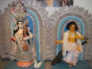 Sculptures of Sarasvati and Kartikeya