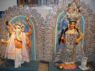 Cerflun o Ganesha and Lakshmi