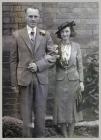 John and Gladys Postings on their wedding day.