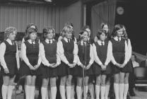 Girls group competing, National Eisteddfod of...