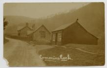 Early Postcard of Commins Coch