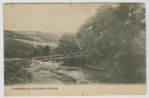 Postcard of Coedyrhyd Bridge, Commins Coch