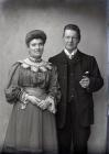 Photograph of an unidentified man and woman