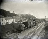 A steam train at Ferryside photographed by John...