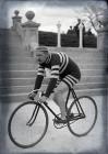 A cyclist in Carmarthen Park