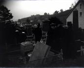 A funeral at Llansteffan   pre 1910