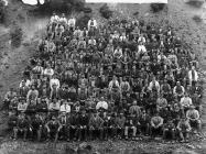 Workers at Glyndyfrdwy quarry, Corwen