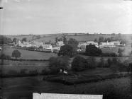 view of Llanboidy from Hafod field