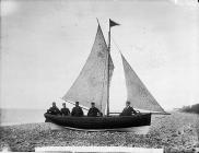 W Evans' boat, Llanddulas (Dinb)