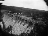 Building the dam, Llanwddyn