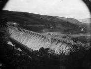 Building the dam, Llanwddyn