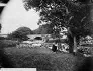 artist near the bridge, Llanystumdwy