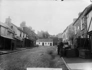 high street and castle, Newport (Penf)