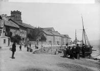 church and terrace, Aberdyfi