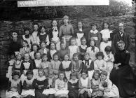 Llanegryn schoolgirls