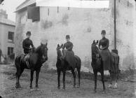 Three women on horseback (Leslie)