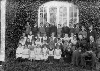 Pupils, Llangernyw school (1899)