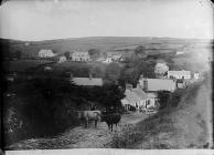 view of Sarn Mellteyrn from Pencraiglas