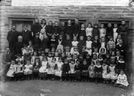 Merched, ysgol Pennal (1890)